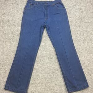 Vintage Roebuck jeans men’s 30x29 70s‎ 80s dark wash straight leg scovill zipper